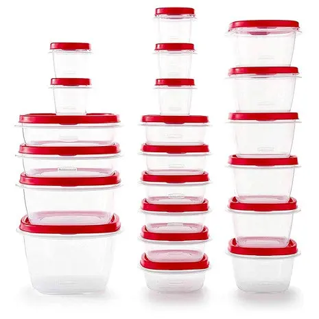 42-Piece Rubbermaid Food Storage Containers With Lids 1