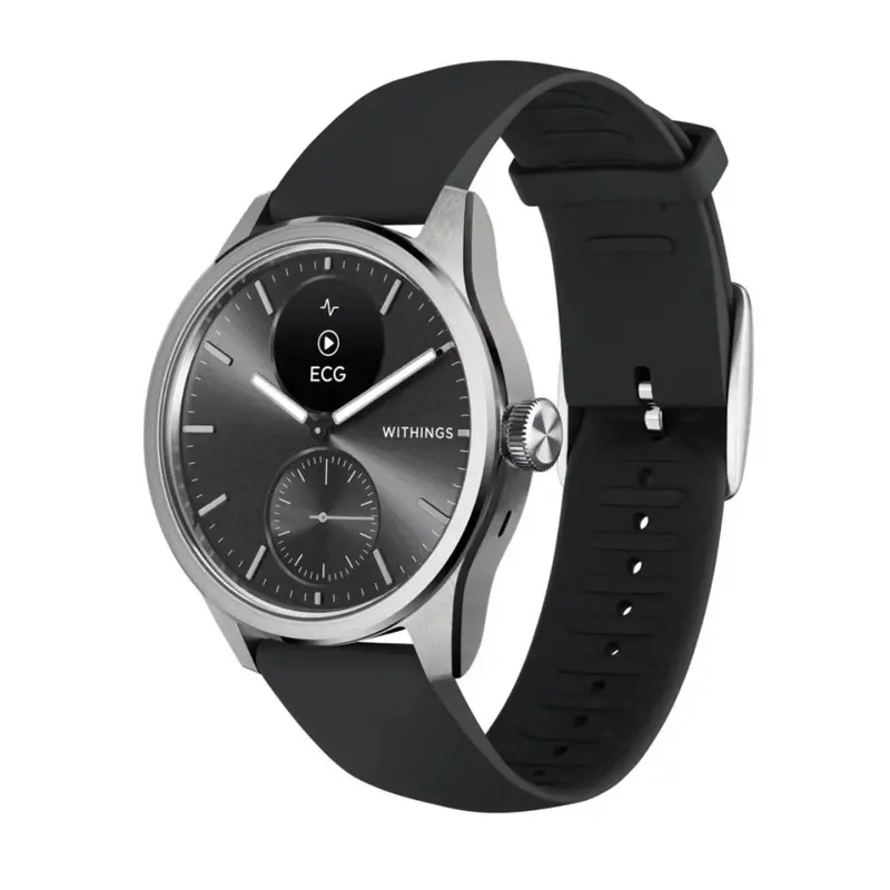 42Mm Withings Scanwatch 2 Hybrid Smartwatch (Black) 1