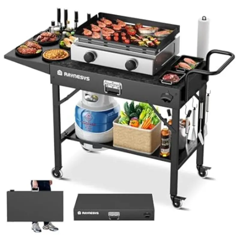 43"X 17"X 30" Raynesys Outdoor Griddle Table 1