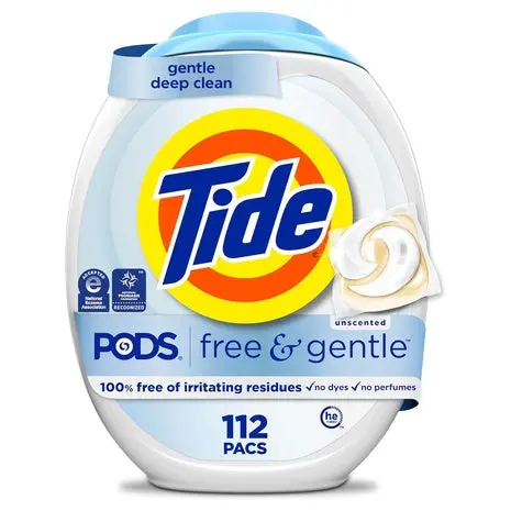 448 Tide Pods Free & Gentle Laundry Detergent 1