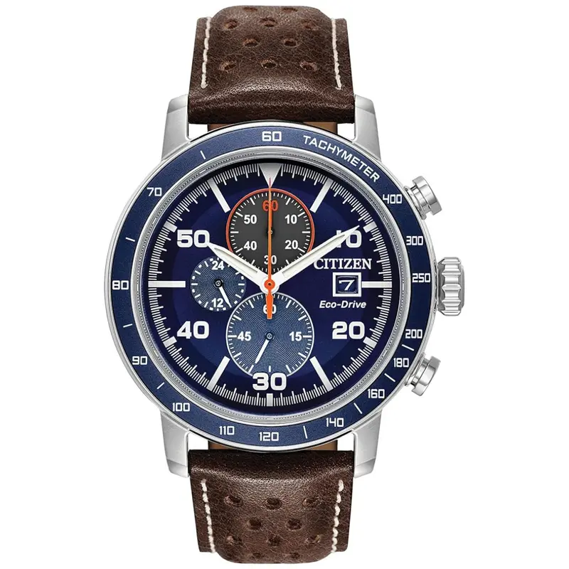 44Mm Citizen Men's Eco-Drive Weekender Brycen Chronograph Watch 1