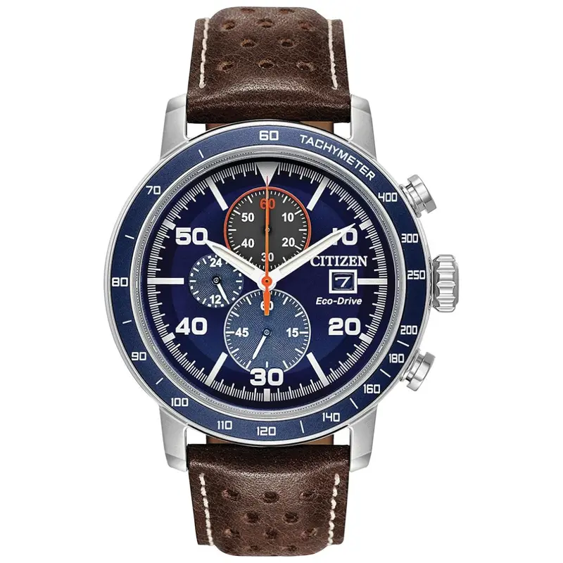 44Mm Citizen Men's Eco-Drive Weekender Brycen Chronograph Watch 1