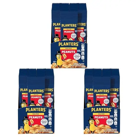 45-Pack Planters Salted Peanuts (2.5Oz) 1