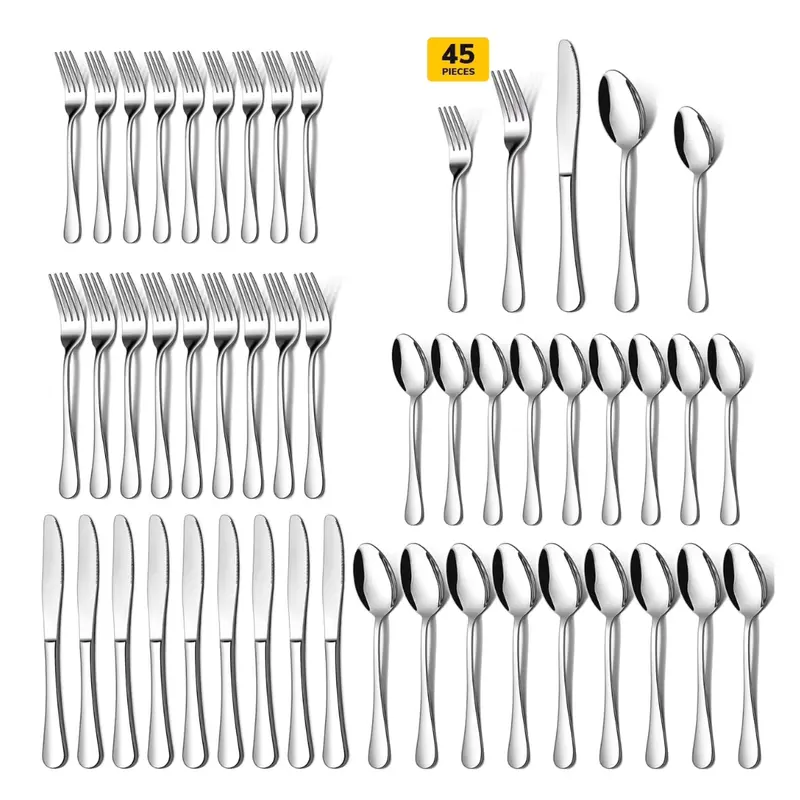 45-Piece Silverware Set 1