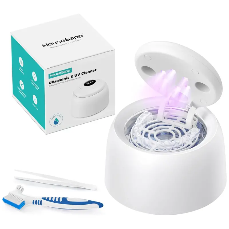 45Khz Ultrasonic Retainer Cleaner Machine With 6 Cleaning Lights 1