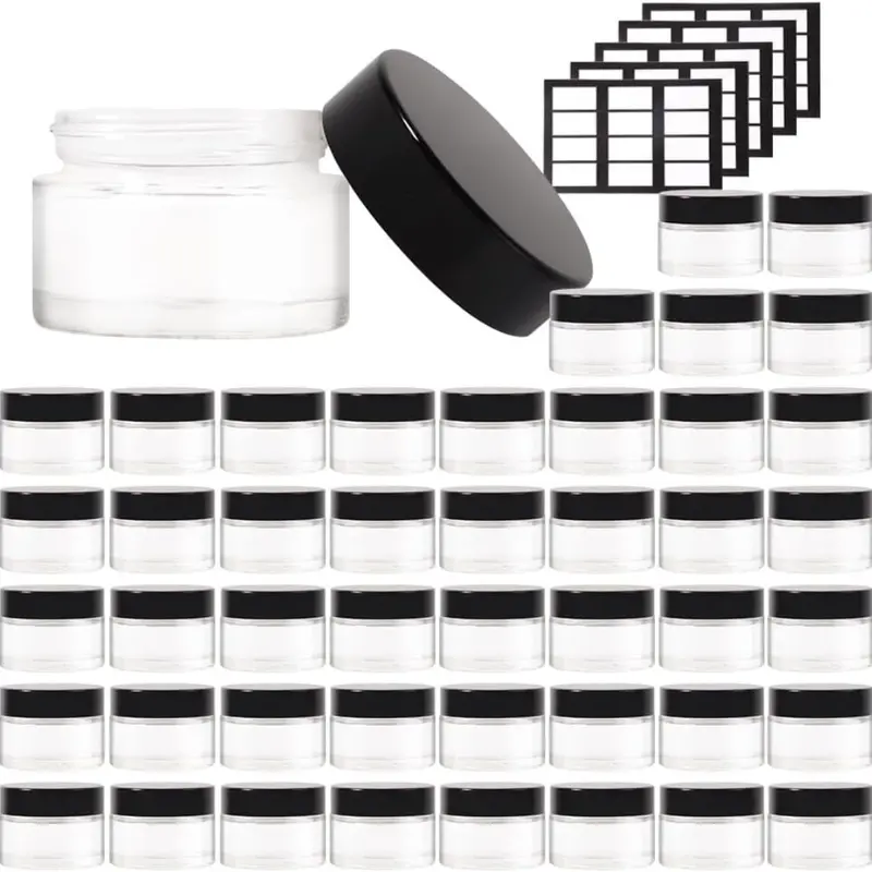 46-Pack 1Oz Stellacare Glass Jars With Lids 1