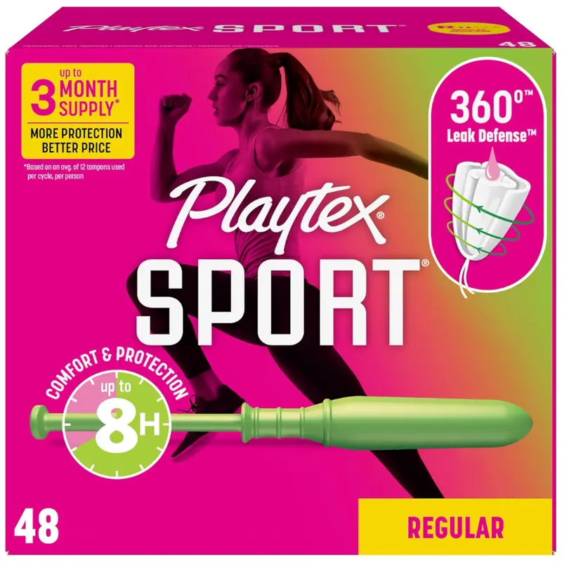 48-Count Playtex Sport Tampons (Regular) 1