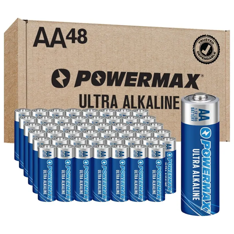 48-Count Powermax Ultra Long Lasting Alkaline Aa Batteries 1