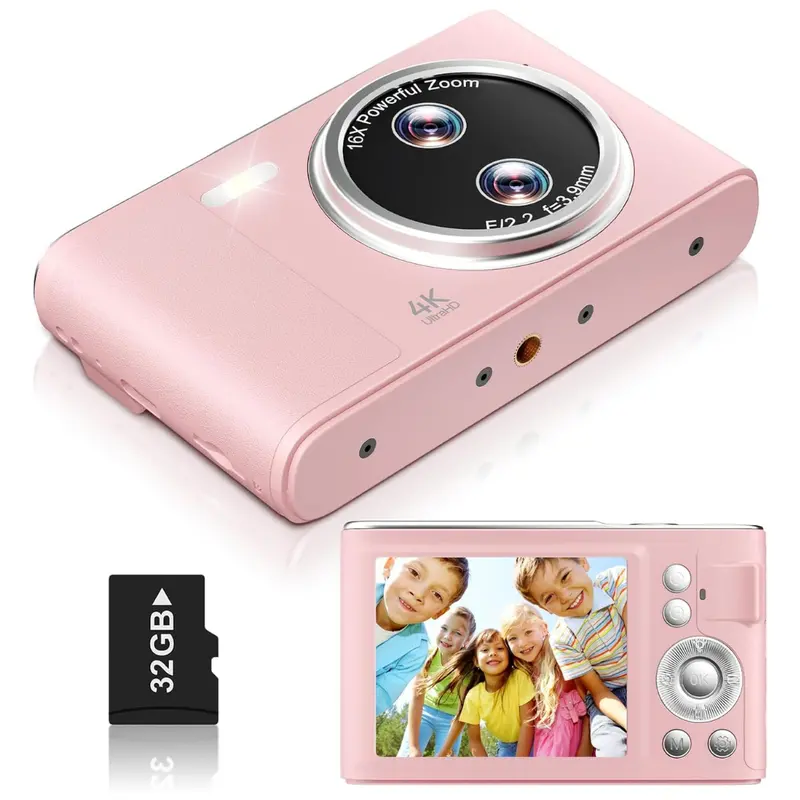 48Mp Uhd 4K Camera With 16X Zoom & 32Gb Card (2 Colors) 1