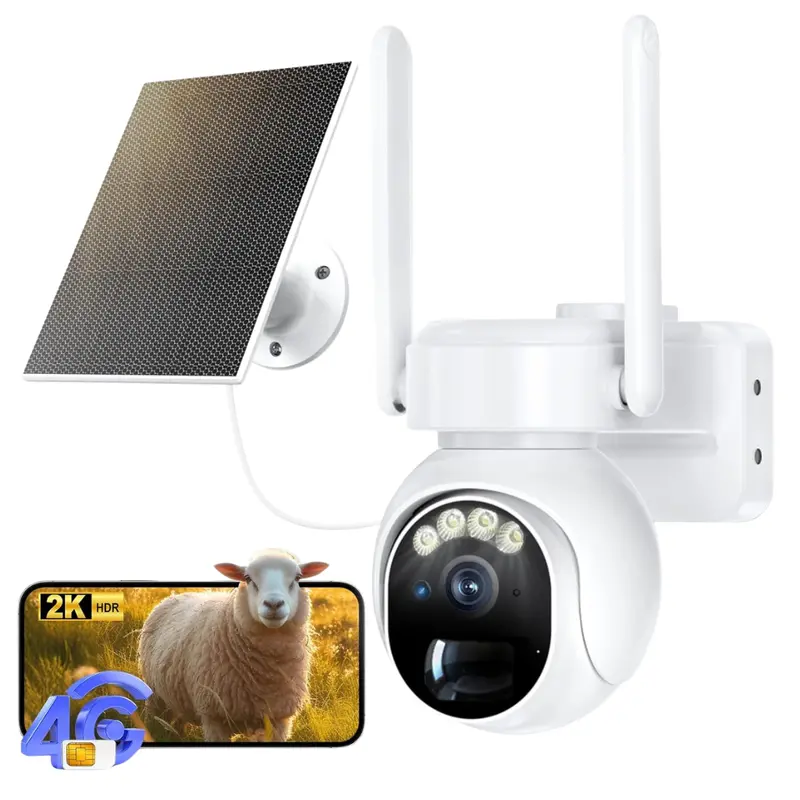 4G Lte Ptz Security Camera With 360º View & Night Vision 1