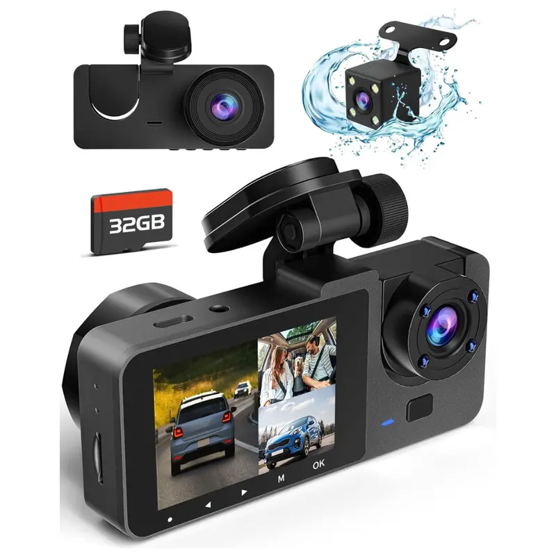 4K Full Uhd Front Rear Dash Camera With Night Vision 1