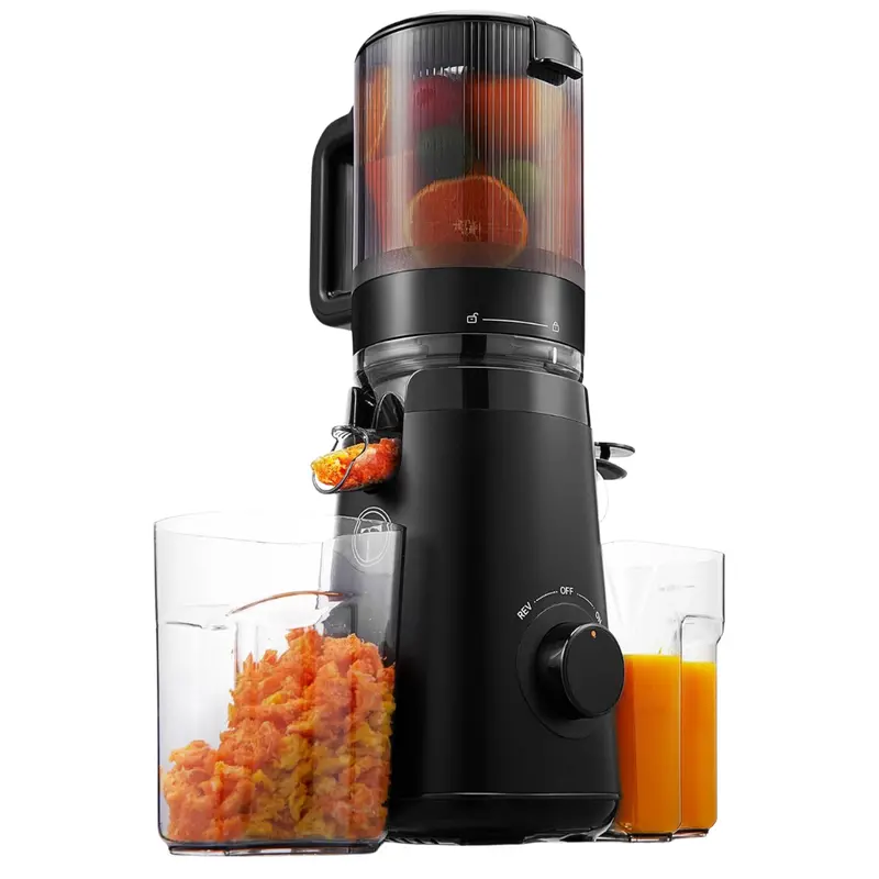 5.3" Extra Large Feed Chute Cold Press Juicer Machine 1