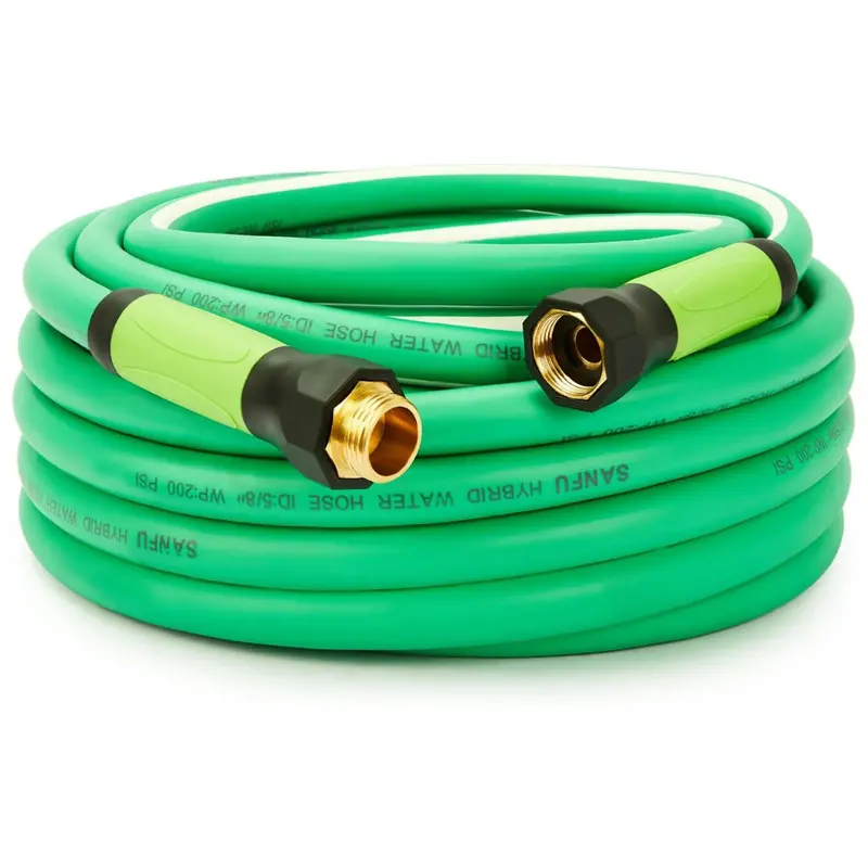 5/8" X 25Ft Heavy Duty 800 Psi Hybrid Garden Hose 1