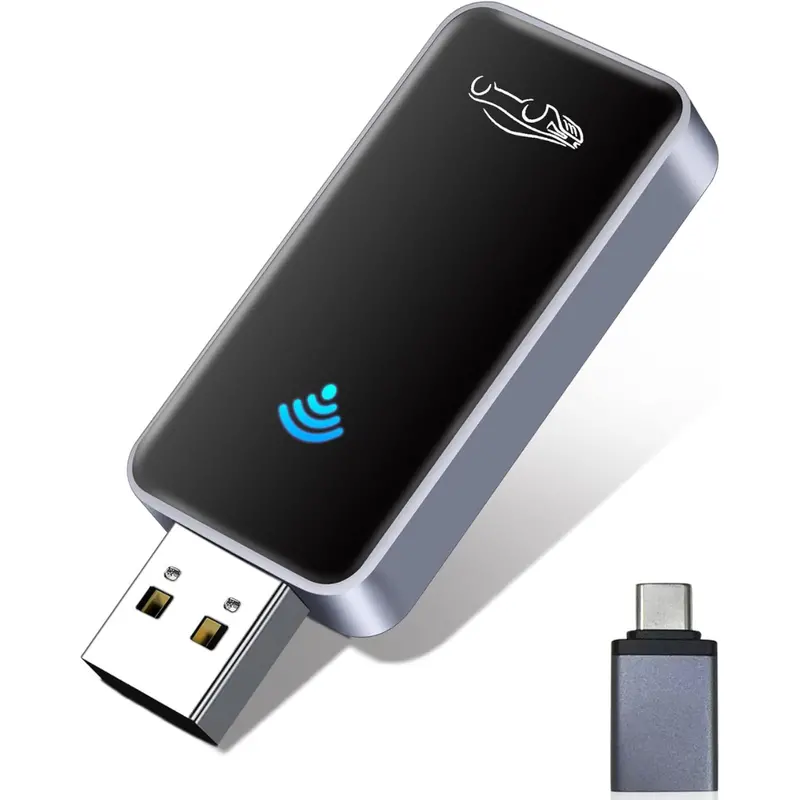 5.8Ghz Convert Wired To Wireless Carplay Adapter For Iphone 1