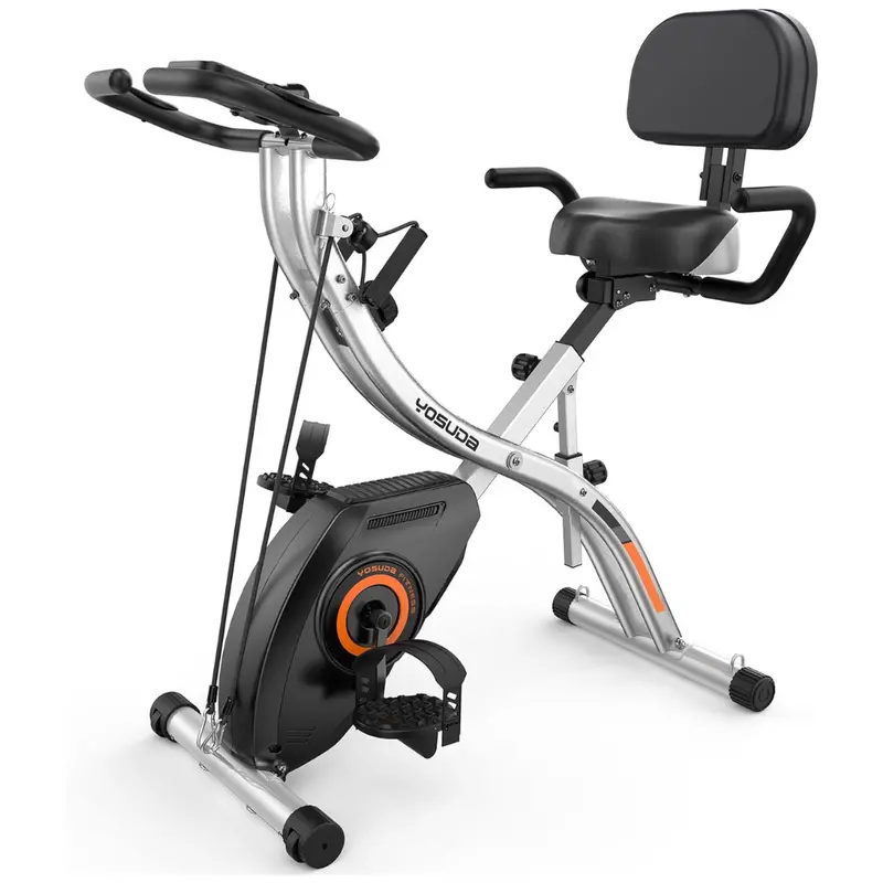 5-In-1 Folding 330Lbs Capacity Magnetic Exercise Bike 1