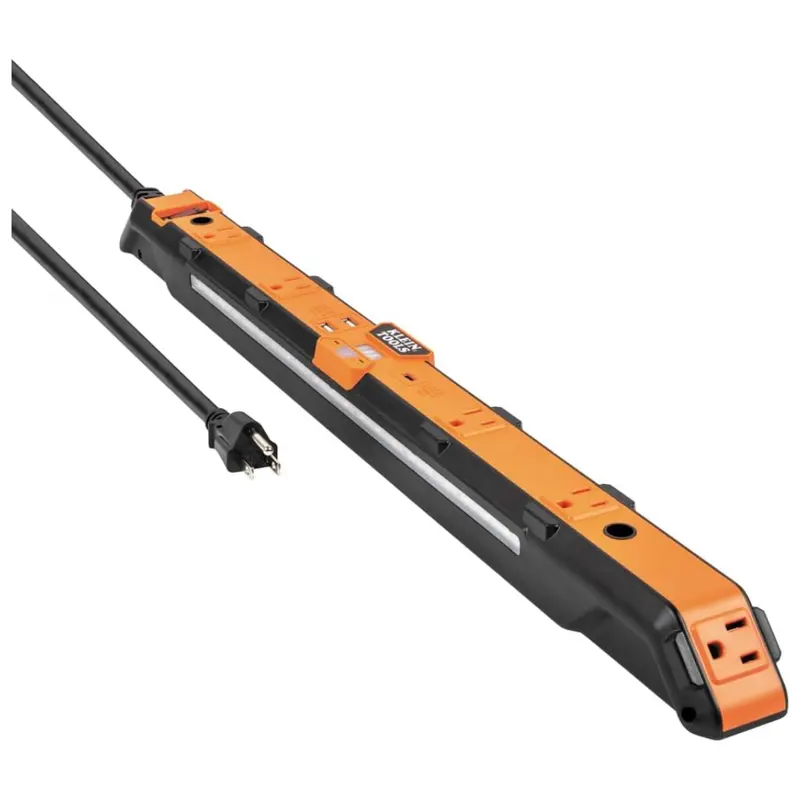 5' Klein Tools Magnetic Surge Protector Power Strip 1