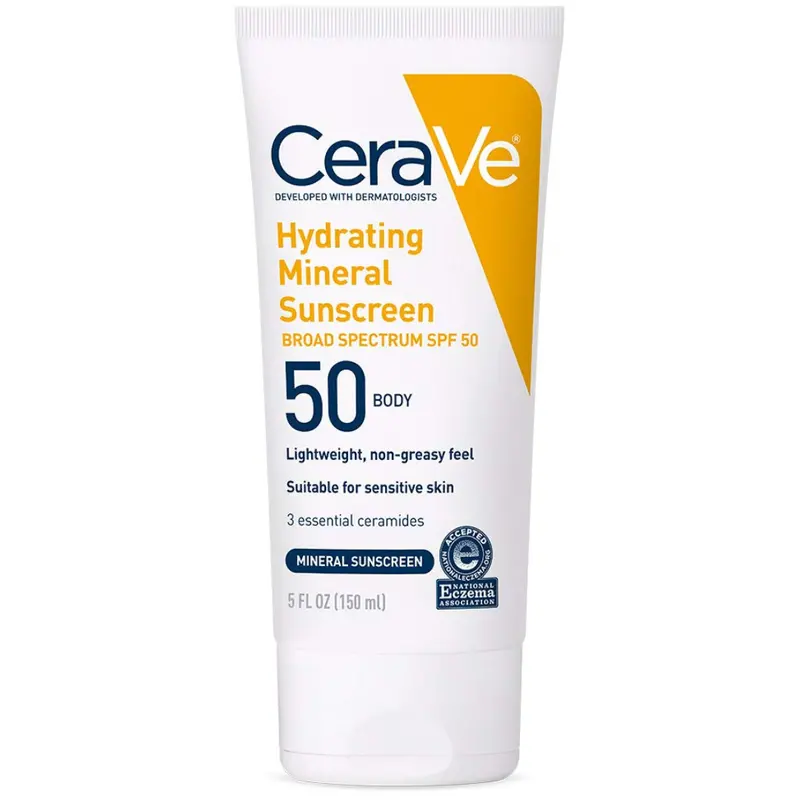 5-Oz Cerave 100% Mineral Spf 50 Sunscreen 1