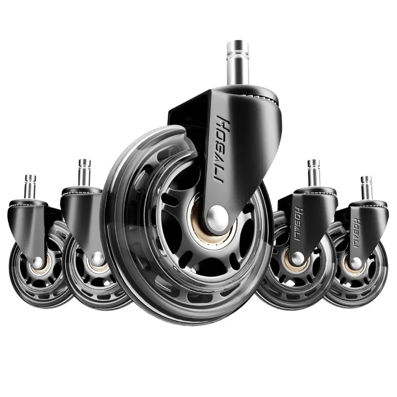 5-Pack 3" Office Chair Caster Wheels 1