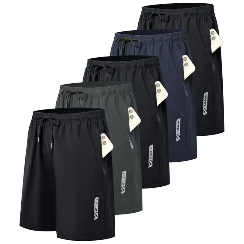 5-Pack Athletic Gym Men's Workout Basketball Short 1