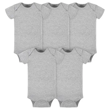 5-Pack Gerber Baby Solid Onesies Bodysuits 1