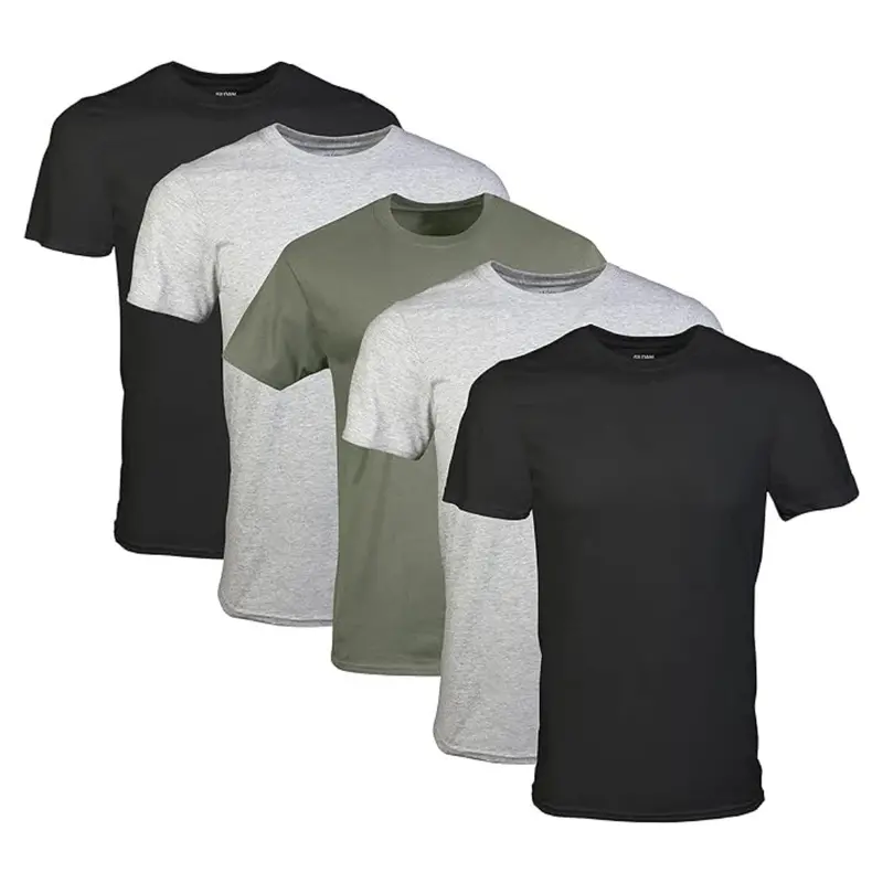 5-Pack Gildan Men's Assorted Crew T-Shirt 1