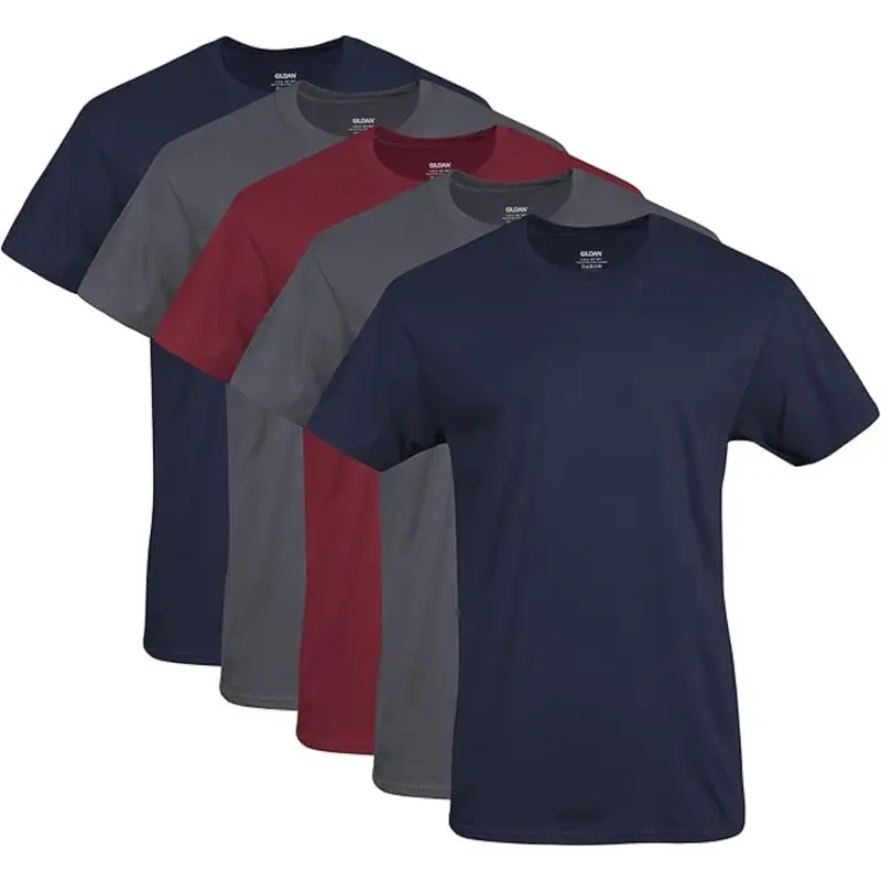 5 Pack Gildan Men's Crew T-Shirts 1