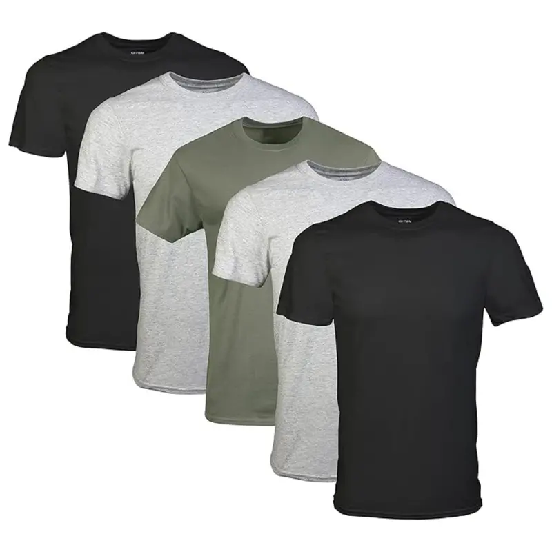5-Pack Gildan Men's Soft Cotton Crew T-Shirt 1
