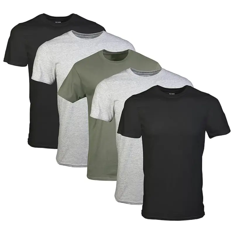 5-Pack Gildan Men's Soft Cotton Crew T-Shirts 1