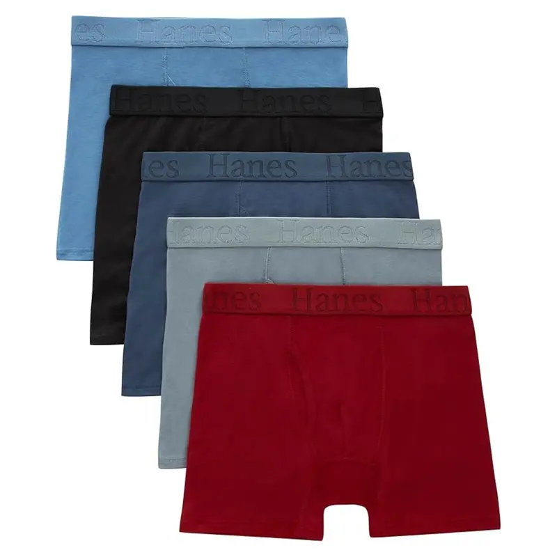 5-Pack Hanes Ultimate Boys' Originals Boxer Brief Underwear 1