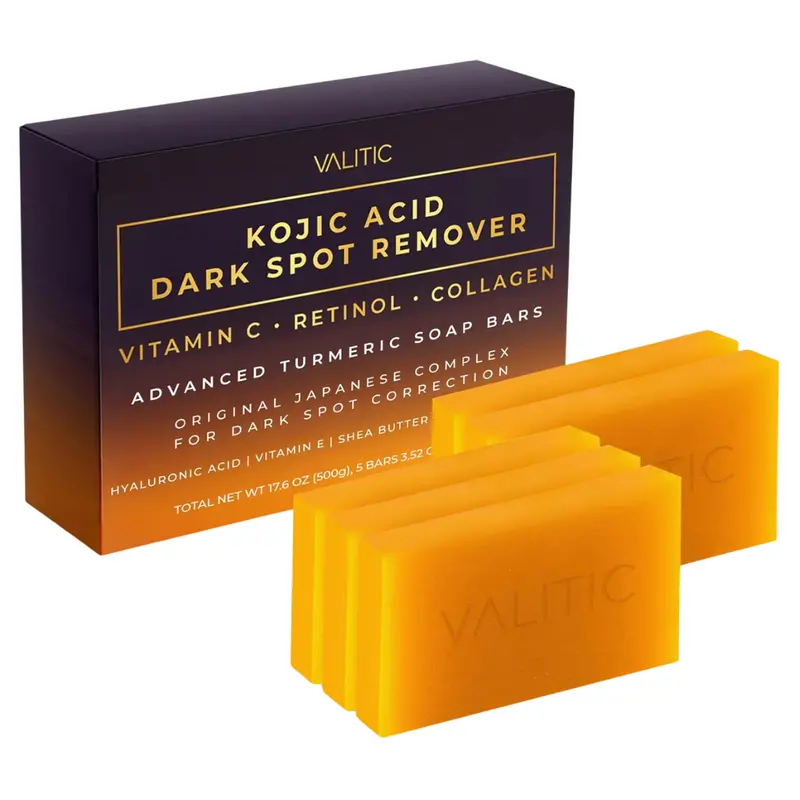 5-Pack Valitic Kojic Acid Dark Spot Remover Soap Bars 1
