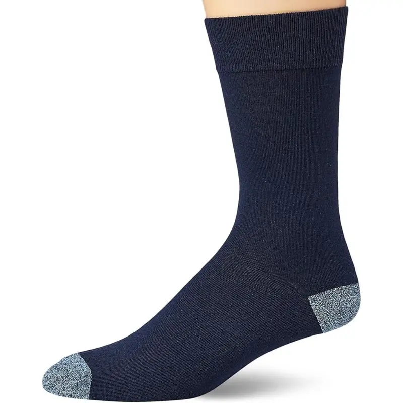 5-Pairs Amazon Essentials Men's Comfortable Patterned Dress Socks (Various) 1