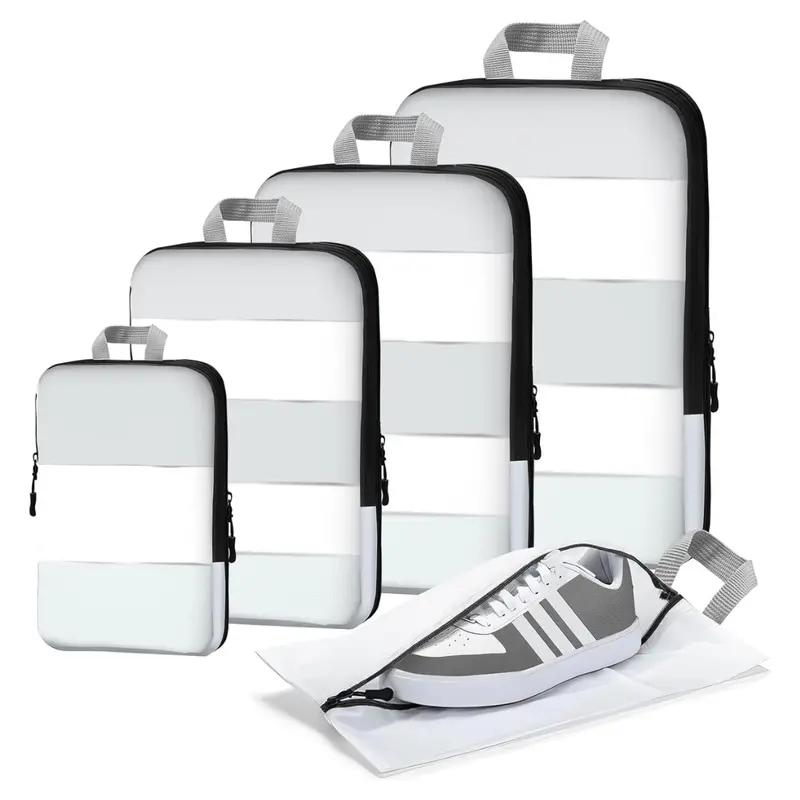 5-Piece Compression Packing Cubes Travel Organizer Set 1