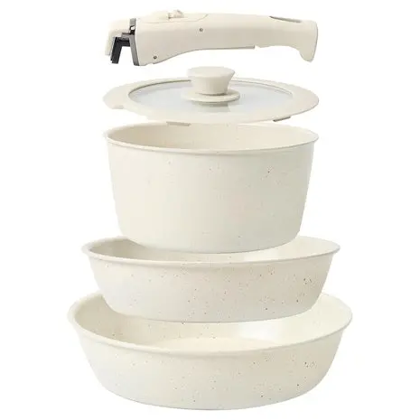 5 Piece Nonstick Ceramic Pots And Pans Set 1