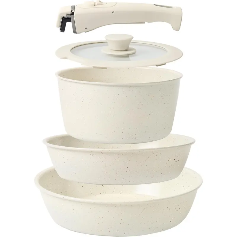 5-Piece Nonstick Ceramic Pots And Pans Set 1