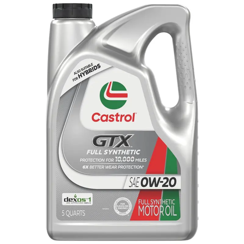 5-Qt Castrol Gtx Full Synthetic 0W-20 Motor Oil 1