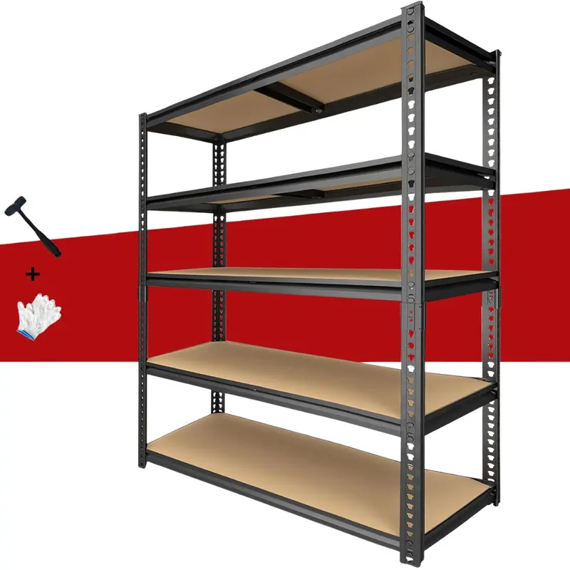 5-Tier Heavy Duty Metal Storage Shelves 1
