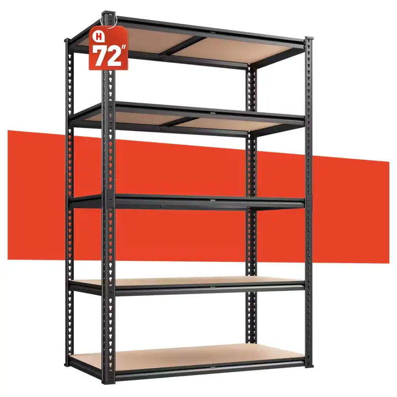 5-Tier Heavy Duty Shelving Unit 2000Lbs Capacity 1