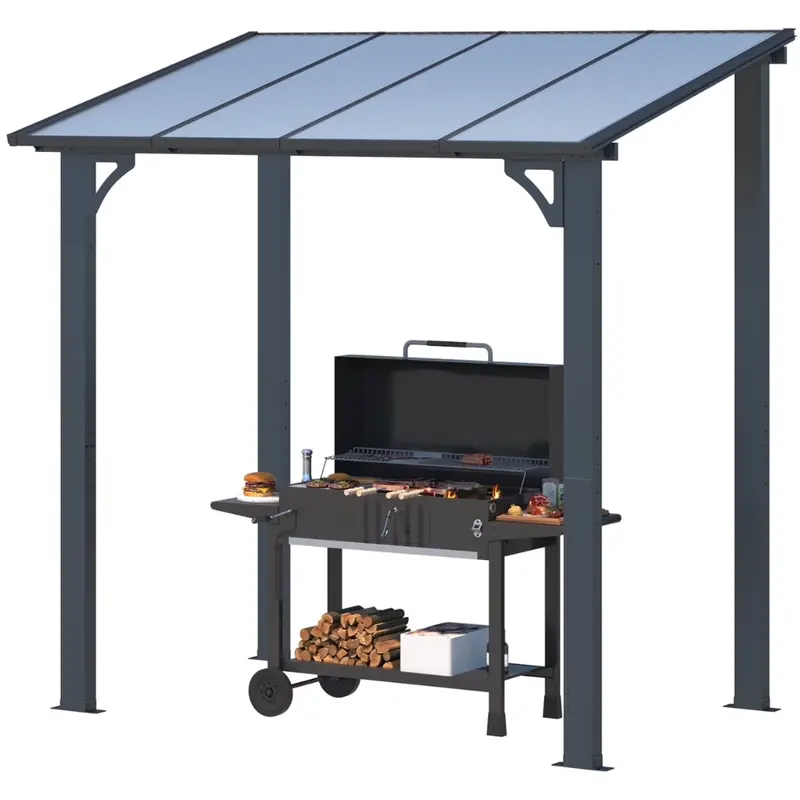 5' X 8' Aluminum Hardtop Patio Pergola 1