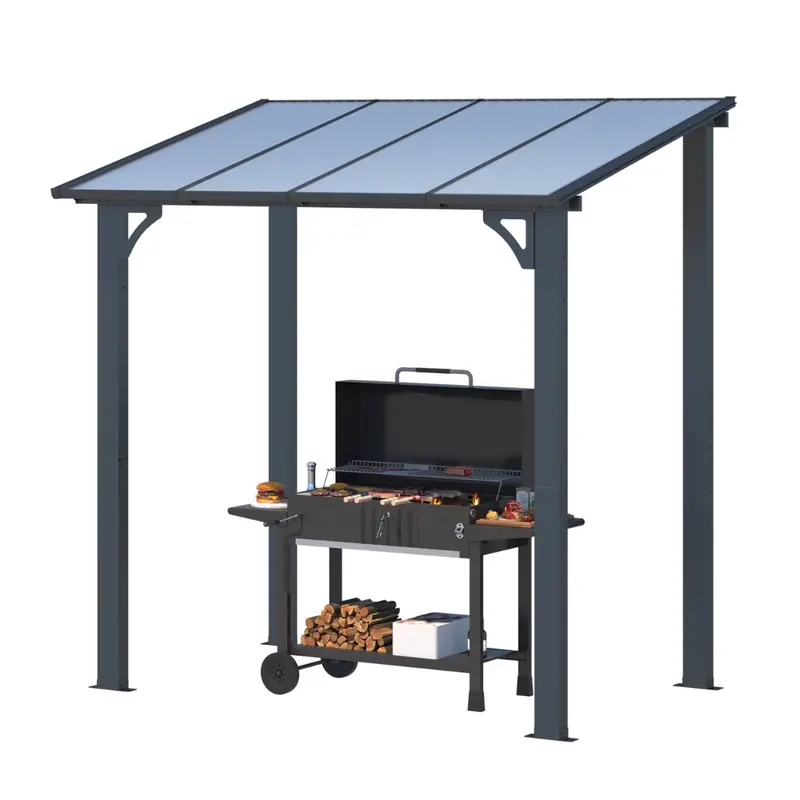 5' X 8' Aluminum Hardtop Patio Pergola 1