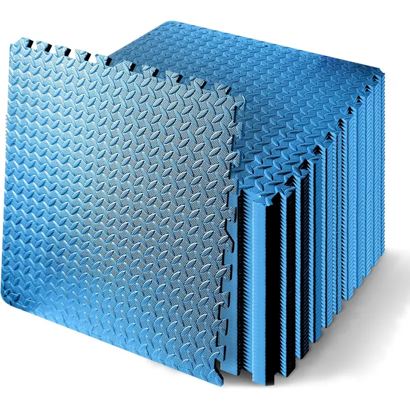 50-Count 24" X 24" Non-Skid Eva Foam Interlocking Exercise Mat 1