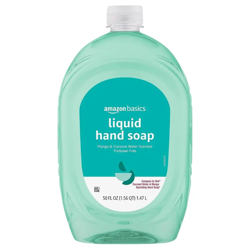 50-Oz Amazon Basics Liquid Hand Soap Refill 1