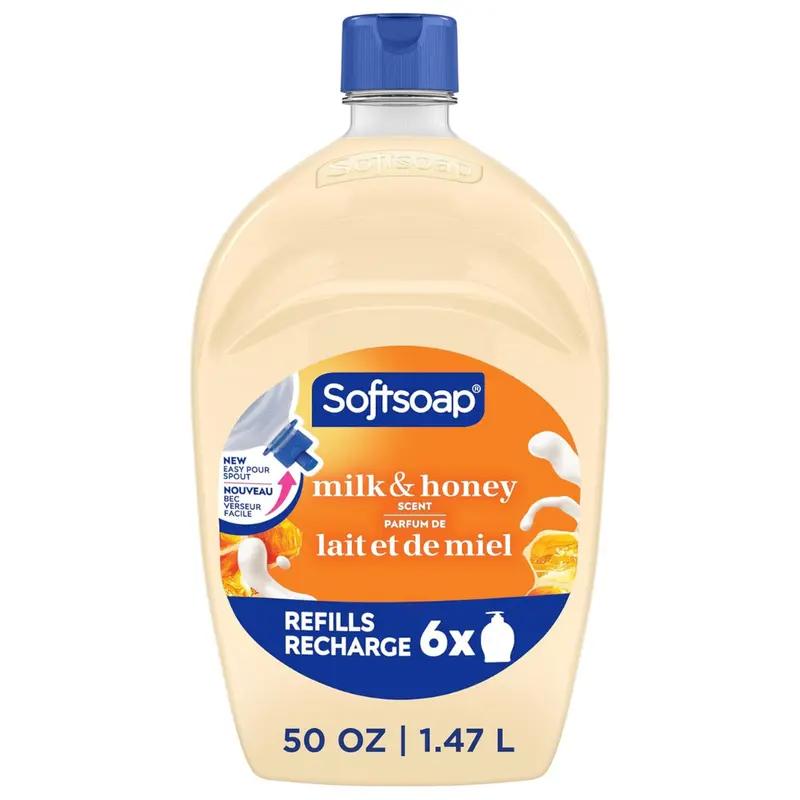 50-Oz Softsoap Milk & Honey Scented Liquid Hand Soap Refill 1