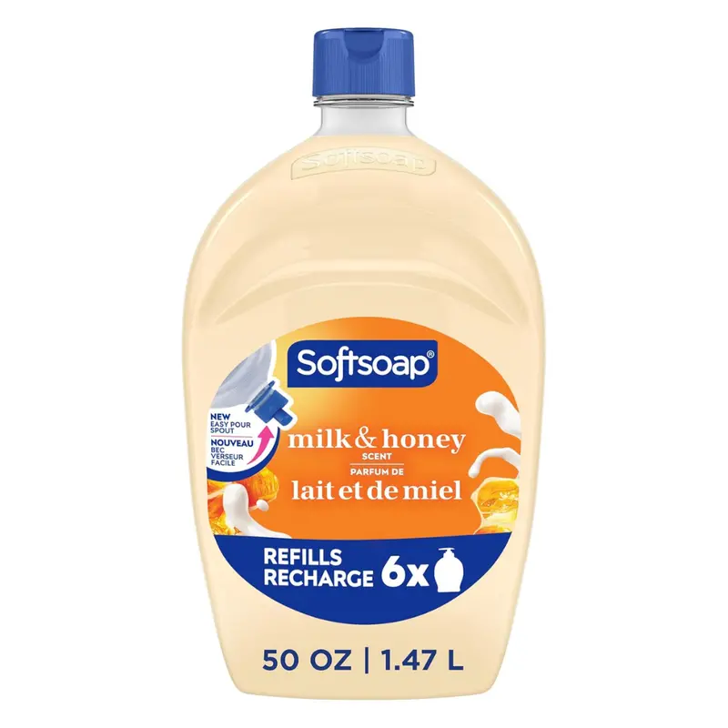 50-Oz Softsoap Milk & Honey Scented Liquid Hand Soap Refill 1