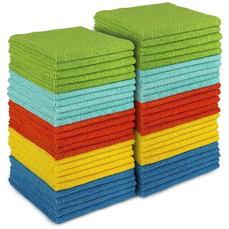 50-Pack Aidea Microfiber Cleaning Cloths (12" X 12") 1