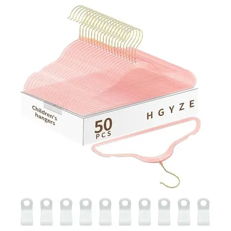 50-Pack Kids Acrylic Glitter Hangers 1