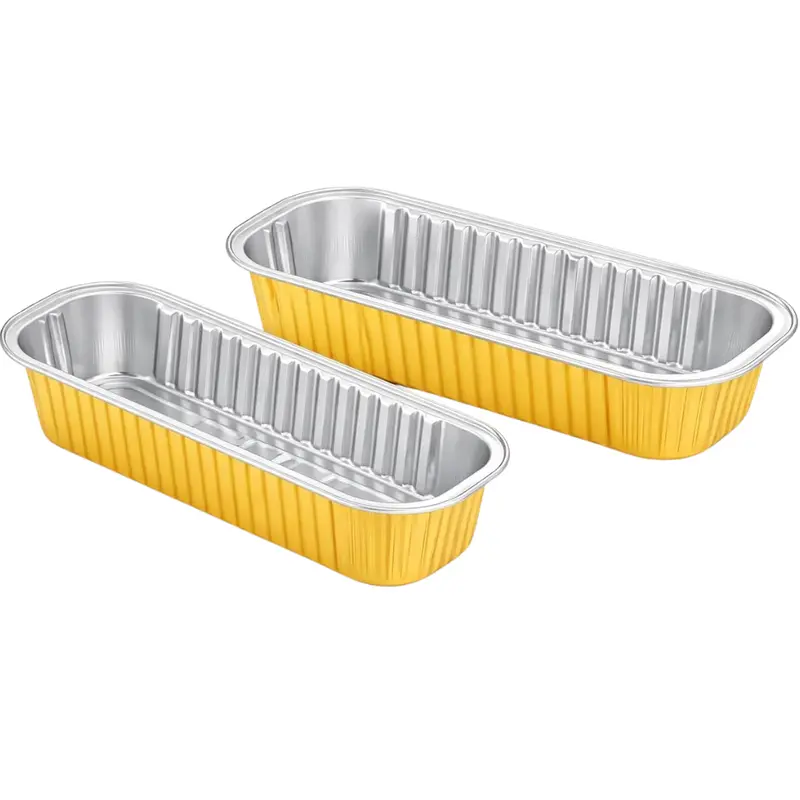 50-Pack Mini Loaf Pans With Lids And Spoons Gold 1