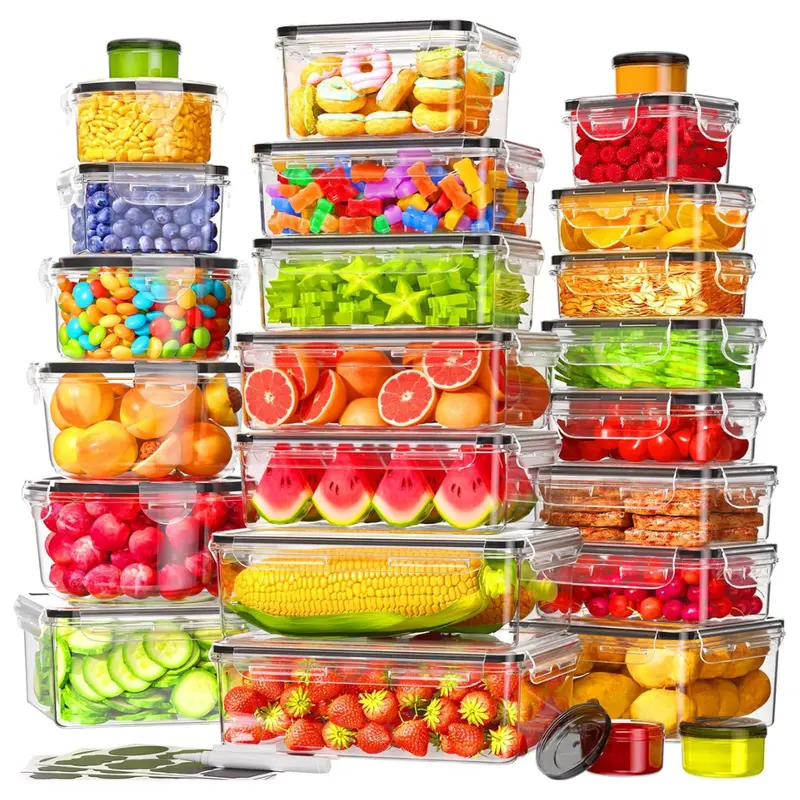 50-Piece Airtight Food Storage Containers Set With Lids 1