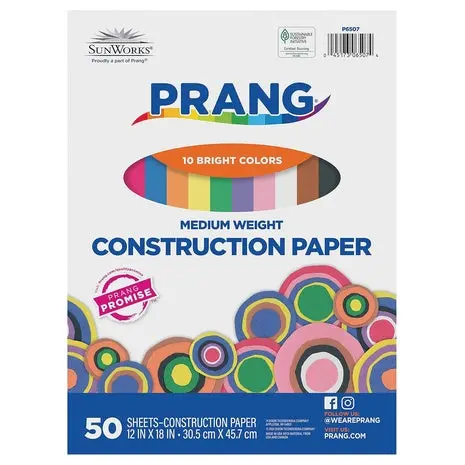 50 Sheets Construction Paper 1