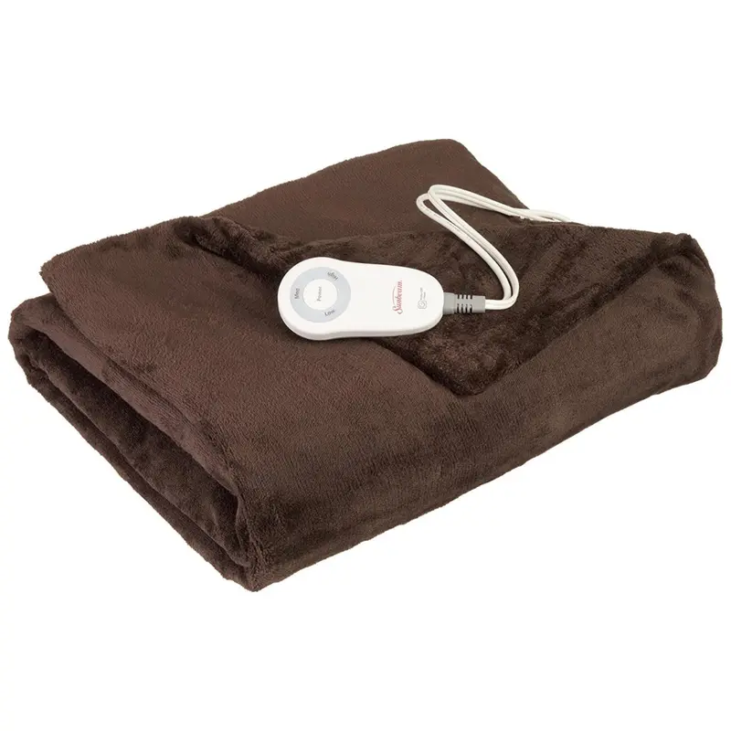 50" X 60" Sunbeam Electric Throw Royal Luxe Microplush Heated Blanket 1