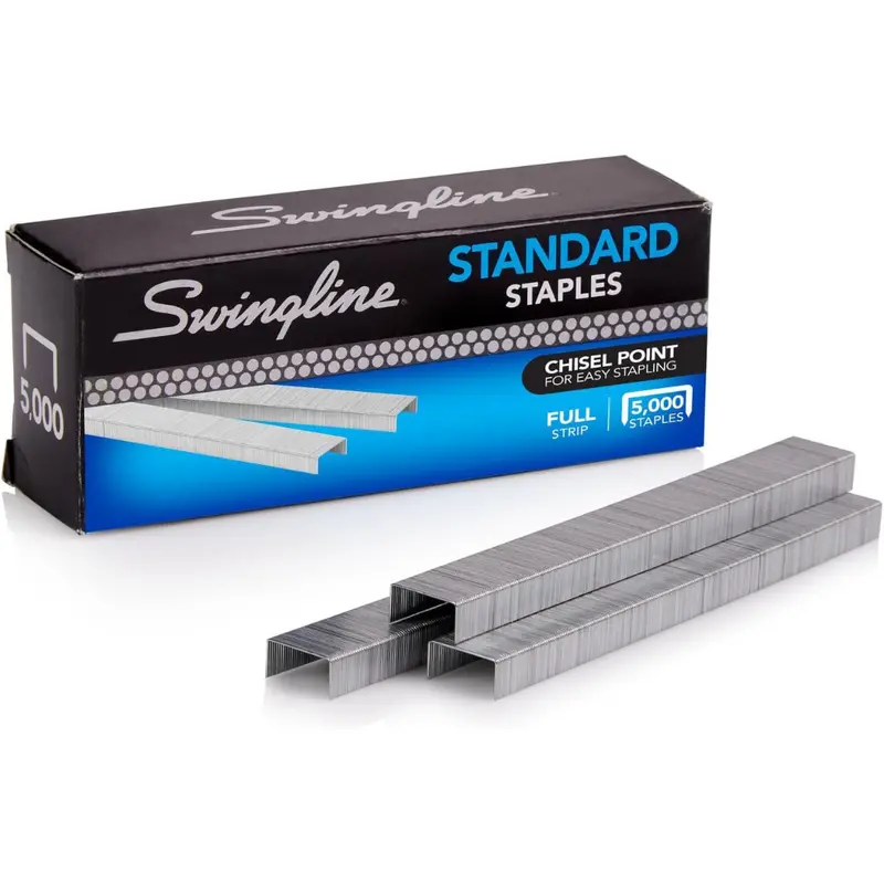 5000-Count Swingline Standard 1/4" Length Standard Staples 1